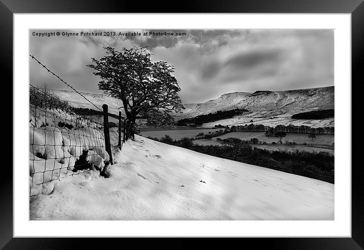 Cold To the Bone Framed Mounted Print by Glynne Pritchard