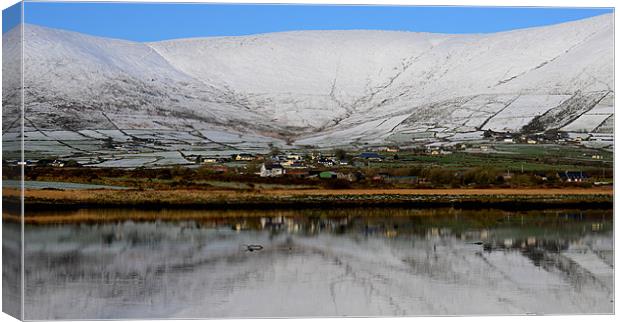 Dingle Mountains Canvas Print by barbara walsh