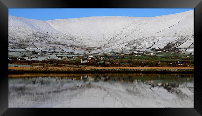 Dingle Mountains Framed Print by barbara walsh