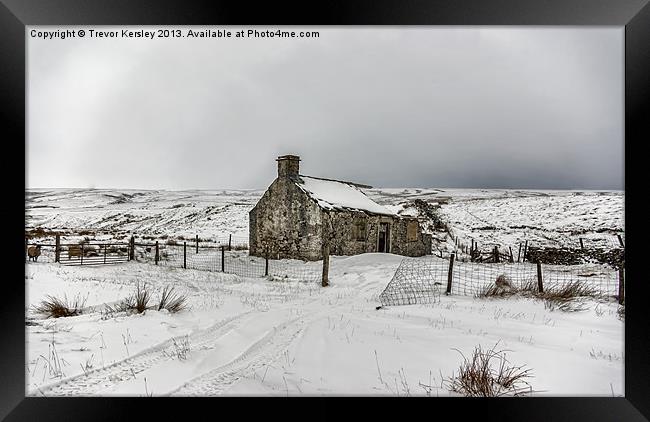 Ribbledale Derilict Framed Print by Trevor Kersley RIP