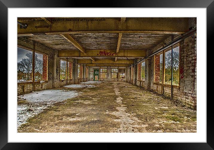 Abandonded and Empty Framed Mounted Print by Trevor Kersley RIP