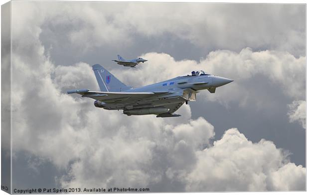 RAF Typhoons Canvas Print by Pat Speirs