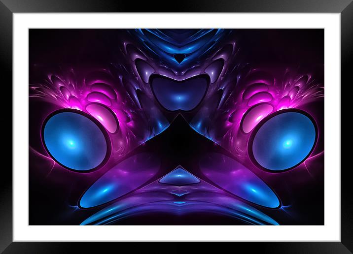 Alien Fish Framed Mounted Print by Mary Lane