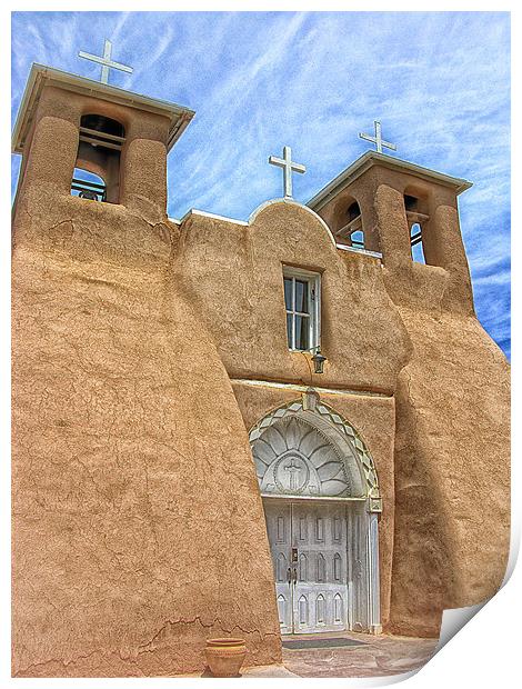 Rancho de Taos Print by Mary Lane