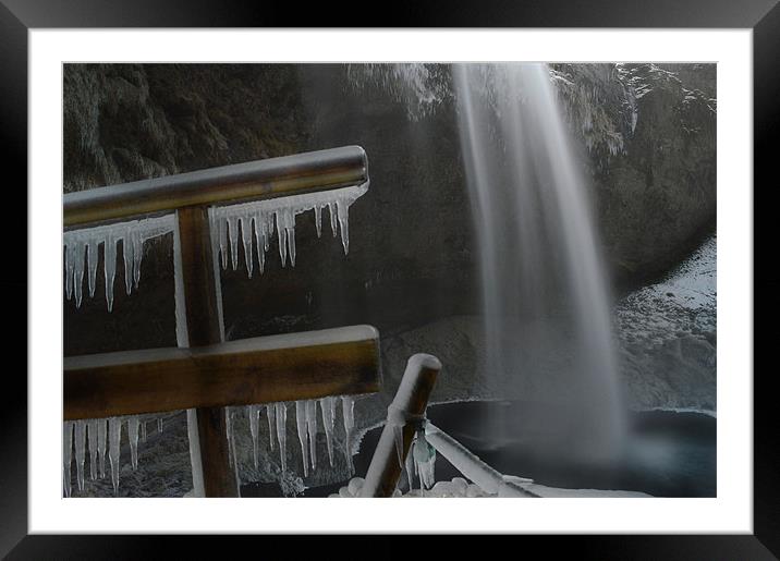 Seljalandsfoss Waterfall Framed Mounted Print by Michael Thompson