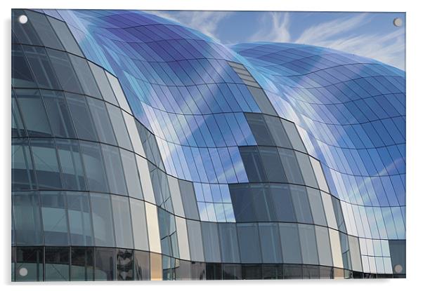 The Sage Building Acrylic by Michael Thompson