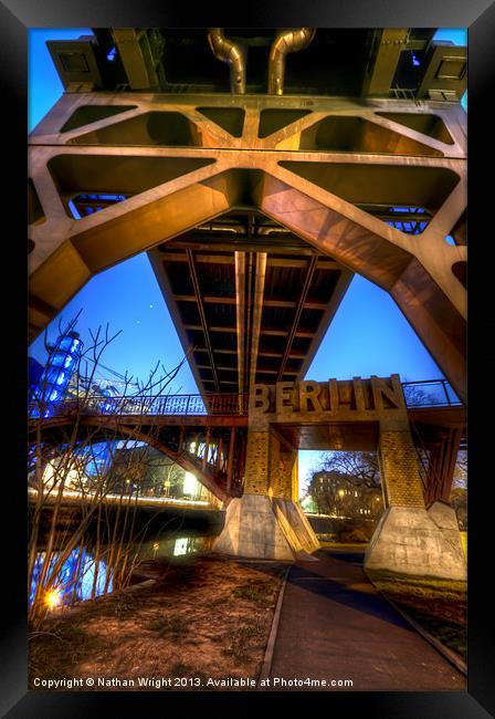 Berlin Framed Print by Nathan Wright