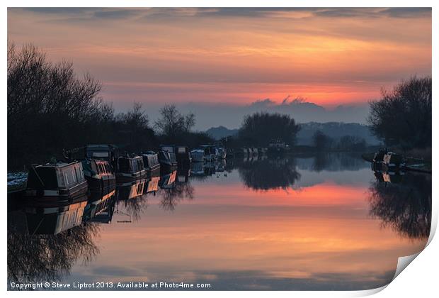 The Gloucester and Sharpness Canal Print by Steve Liptrot