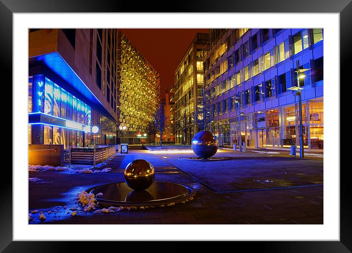 St Pauls Square, Sheffield Framed Mounted Print by Darren Galpin