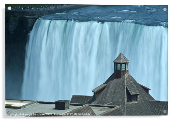 Niagara Slow Acrylic by George Davidson