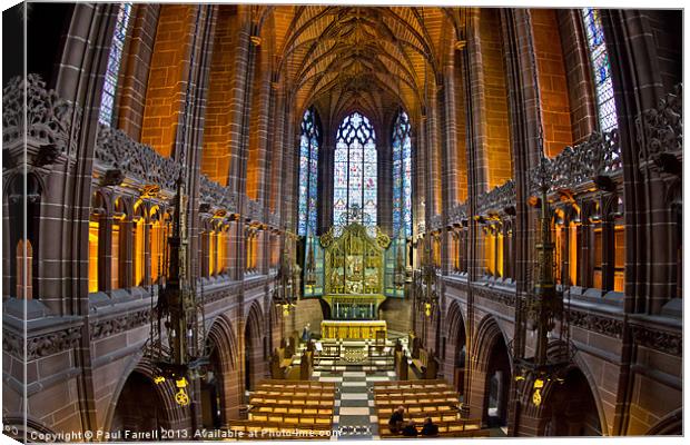 The Lady Chapel Canvas Print by Paul Farrell Photography