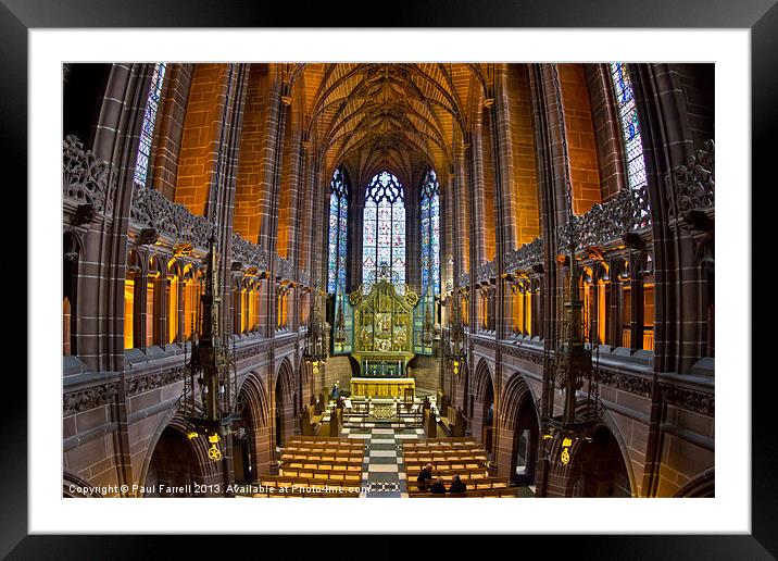 The Lady Chapel Framed Mounted Print by Paul Farrell Photography