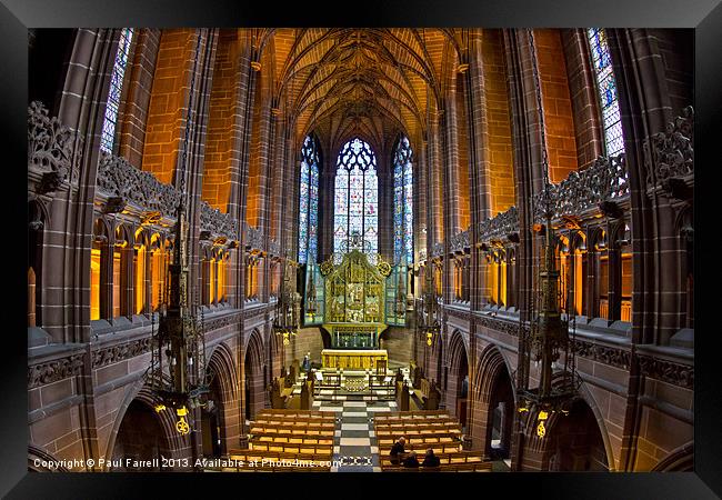The Lady Chapel Framed Print by Paul Farrell Photography