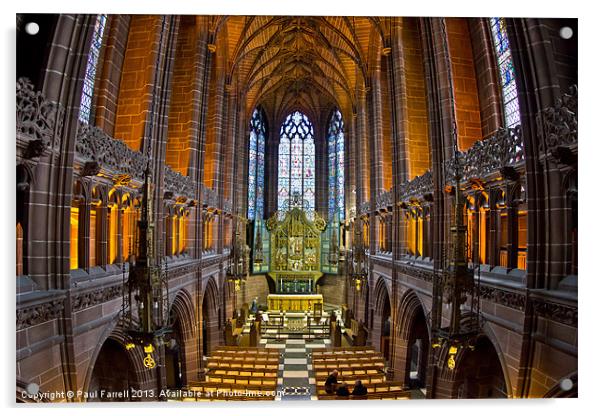 The Lady Chapel Acrylic by Paul Farrell Photography