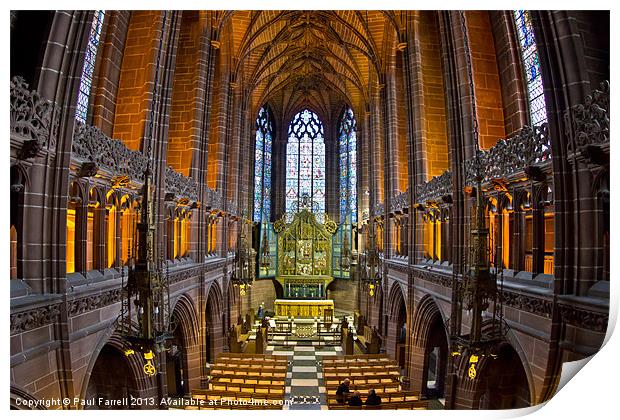 The Lady Chapel Print by Paul Farrell Photography