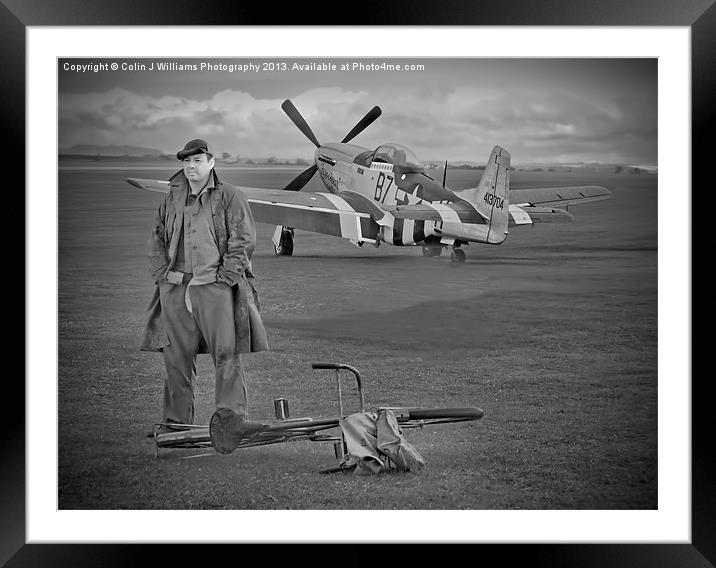 Duxford 1944 Framed Mounted Print by Colin Williams Photography