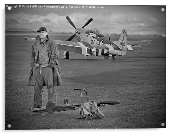 Duxford 1944 Acrylic by Colin Williams Photography
