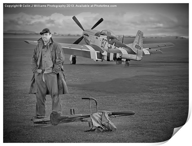Duxford 1944 Print by Colin Williams Photography