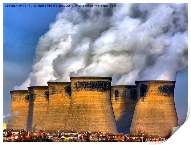 Carbon Footprint Print by Colin Williams Photography