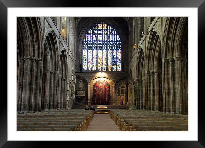 Chester Cathedral Framed Mounted Print by Jacqui Kilcoyne