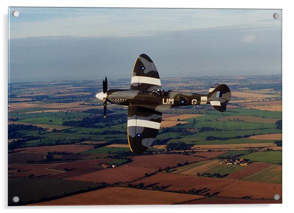 Mk19 Spitfire  Acrylic by John Siddle