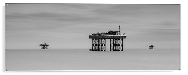 Steel at Sea Acrylic by Nigel Jones