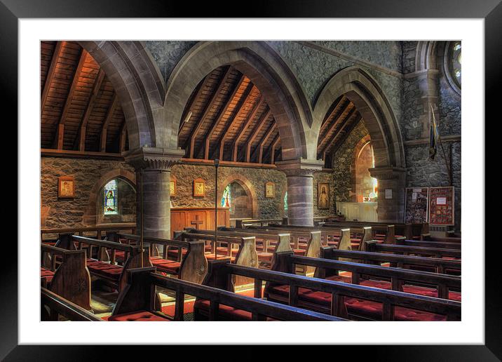 Sunny Church Framed Mounted Print by Ian Mitchell