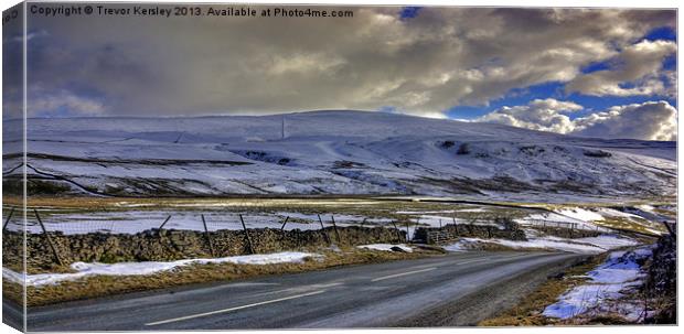 Snow in the Dales Canvas Print by Trevor Kersley RIP