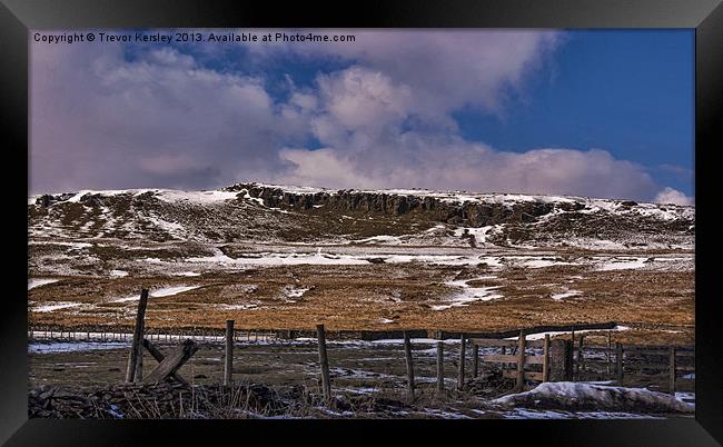 Winter in the Dales Framed Print by Trevor Kersley RIP