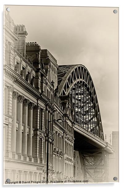 Tyne Bridge Acrylic by David Pringle