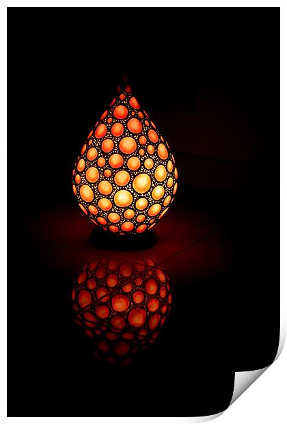 glow hive Print by anurag gupta