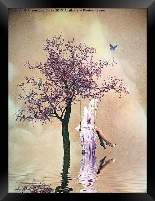 Blossom Angel Framed Print by Sharon Lisa Clarke