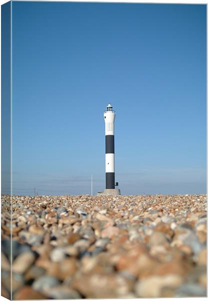The Lighthouse At Dungeness Canvas Print by Louise Wilson