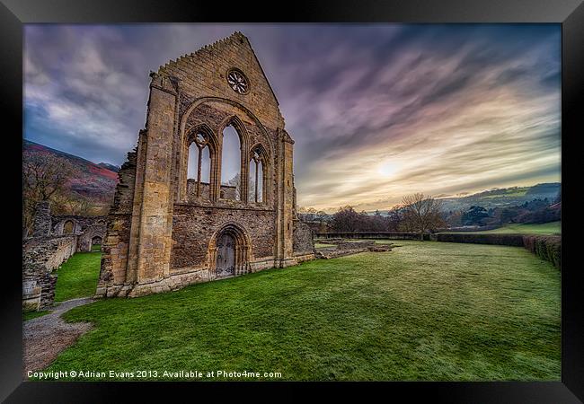 Abbey Ruins Framed Print by Adrian Evans