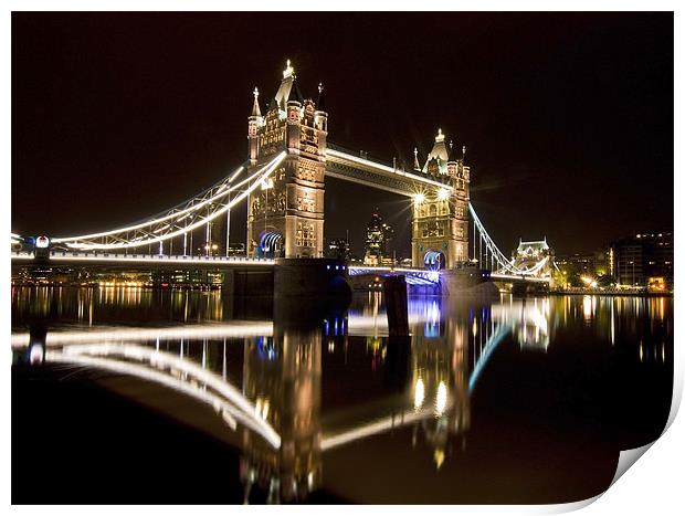 Tower Bridge,London Print by Stuart Gennery