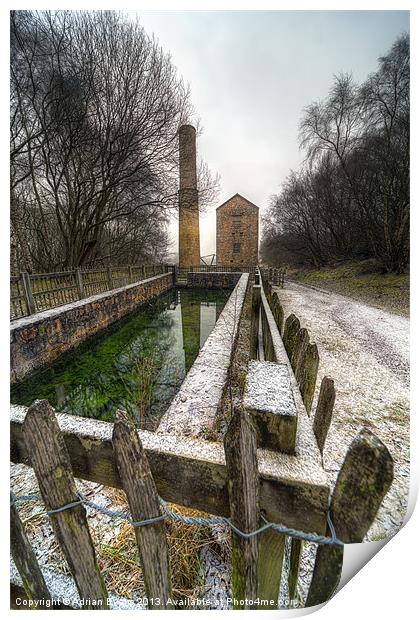 Minera Mines Print by Adrian Evans