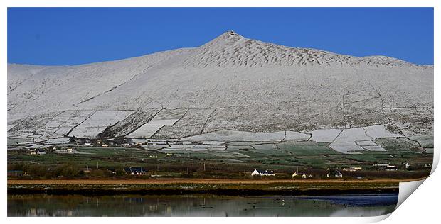 Snowy Mountains Print by barbara walsh