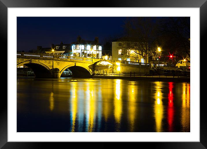 The Angel on the Bridge Framed Mounted Print by Oxon Images