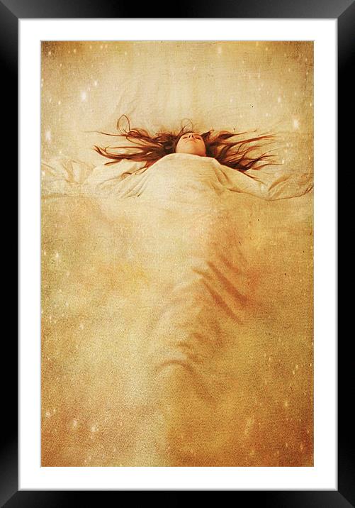 Sleeping beauty Framed Mounted Print by Dawn Cox