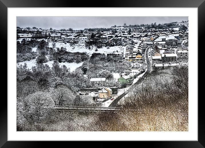 Welsh Winter Scene 2 Framed Mounted Print by Steve Purnell