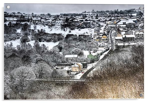 Welsh Winter Scene 2 Acrylic by Steve Purnell