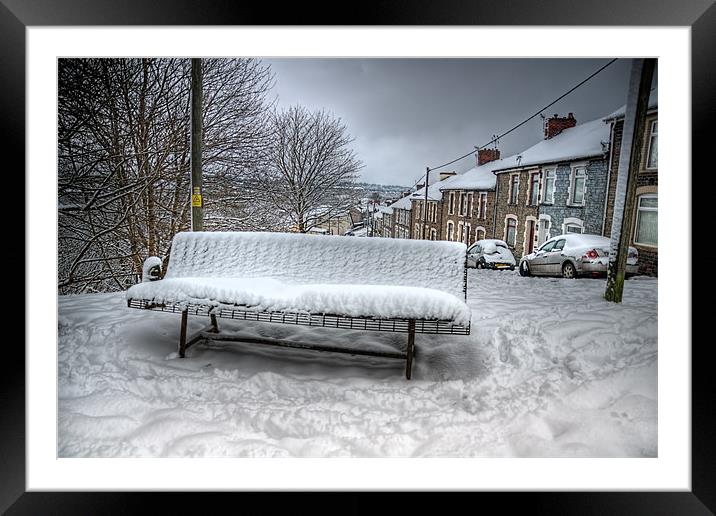 The Cold Seat Framed Mounted Print by Steve Purnell