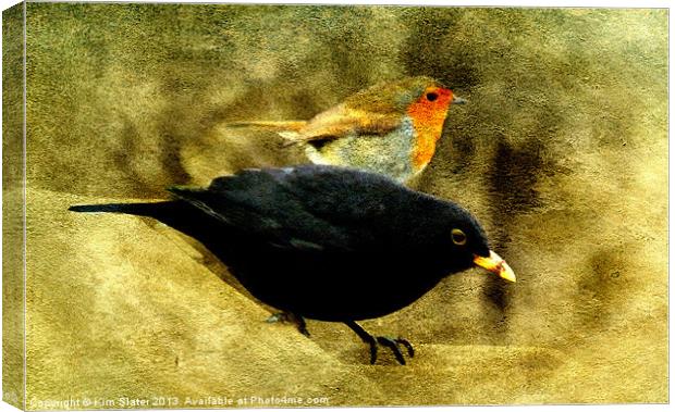 The Birds! Canvas Print by Kim Slater
