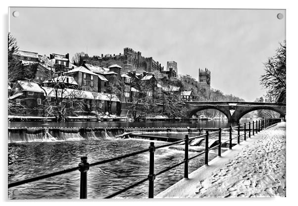 Durham Cathedral in Winter Acrylic by Northeast Images