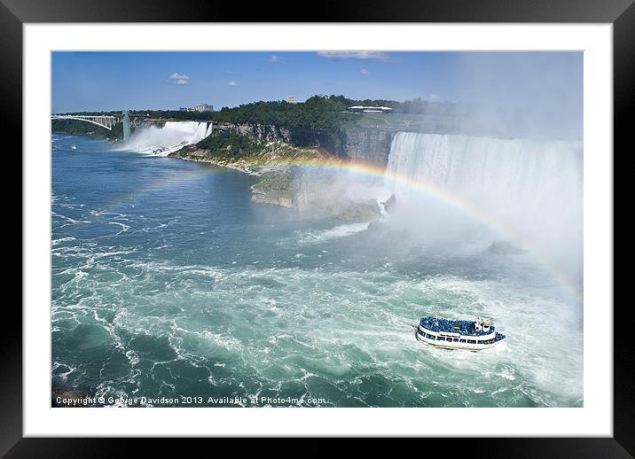 Maid in the Mist Framed Mounted Print by George Davidson