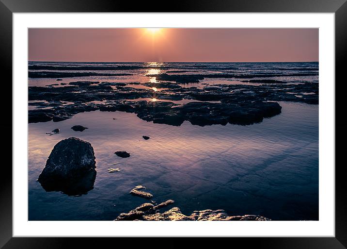 Pink sunset Framed Mounted Print by Michael Goyberg