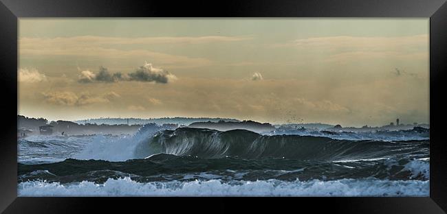 Ninth Wave Mediterranean. Framed Print by Michael Goyberg