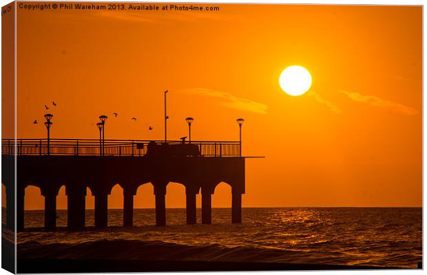 End of the Pier Canvas Print by Phil Wareham