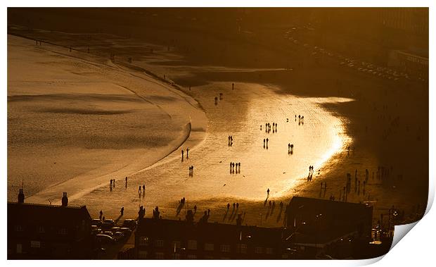 Scarboroughs seafront Print by Gail Johnson