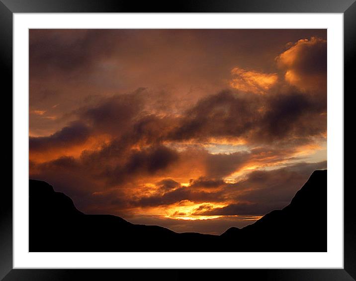 the dark highlands Framed Mounted Print by dale rys (LP)